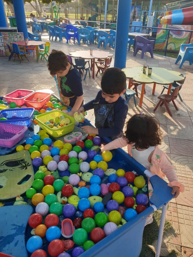 Fun at the ball pit