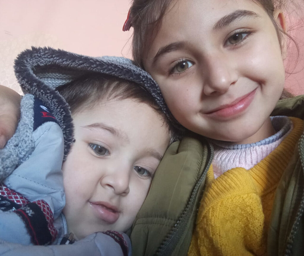 Two smiling children